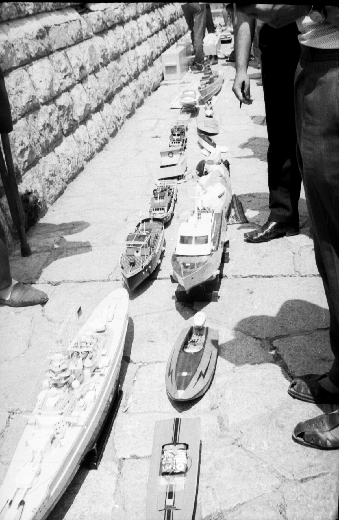 Парада бродомоделара, савезно такмичење у Охриду 1970.